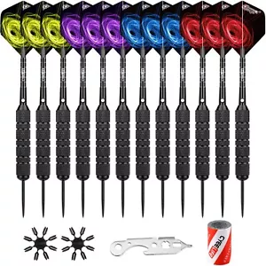CyeeLife 34g/40g Dartpfeile Steel Dart Set 12 Stück - Bild 1 von 15