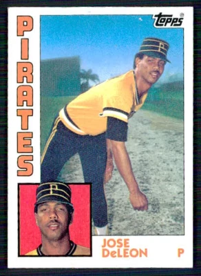1984 Topps - Jose DeLeon #581 (RC) - Image 1 of 2