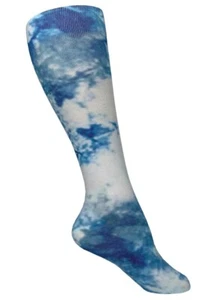 Prestige Medical Compression Socks Tie Dye Blue Ice - Picture 1 of 1
