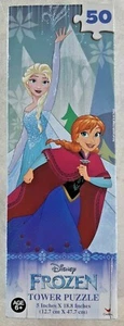 Frozen Tower 50 Piece Jigsaw Puzzle 5"x18.8" Disney - Picture 1 of 3