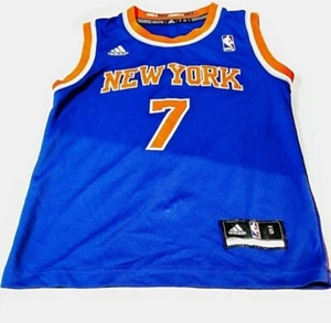 Adidas New York Knicks Jersey #7 Carmelo Anthony Size Youth Small Authentic - Picture 1 of 4