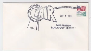 TurtlesTradingPost- Blackfoot, Idaho- State Fair 1989- Pictorial Cancel - Picture 1 of 1