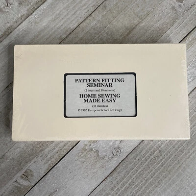 NEW Pattern Fitting Seminar and Home Sewing Made Easy VHS 3 Hours 1995 - Image 1 of 4