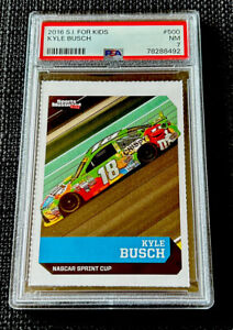 KYLE BUSCH Rare Sports Illustrated for Kids SI Nascar Racing Driver POP 1 PSA 7