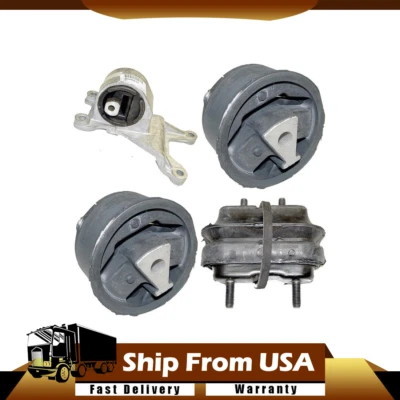 Montajes de motor de anclaje 4X soportes AT para Chevrolet Malibu 1999 2,4 L 4 velocidades Foto 1 de 4