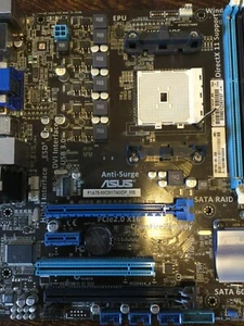 ASUS F1A75-M/CM1740/DP_MB SOCKET FM1 MOTHERBOARD - Picture 1 of 5