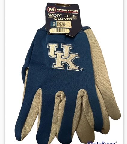 Kentucky Wildcats Two Tone Gloves Gray & Blue Cover