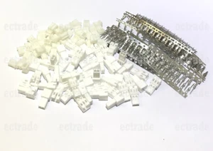 JST PH 2.0mm 2Pin Male Female Housing Connector Terminals Pin for RC LiPO 50sets - Picture 1 of 8