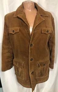 Vintage Kmart Mens Corduroy Casual Jacket. Brown. Medium. Made In Japan. 1960’s - Picture 1 of 6