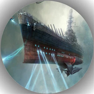 Tortenaufleger Geburtstag Party Tortenbild Fondant - Oblate Schiff / Schiffe P10 - Foto 1 di 1