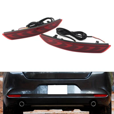 3 Functions Bumper Brake Light Dynamic Turn Signal Light For Mazda 3 Axela 19-21 - Image 1 of 4