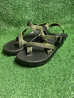 Sandalias de senderismo al aire libre Chaco Z1 Vibram Unaweep para hombre talla 13 Grove verde gris Foto 1 de 4