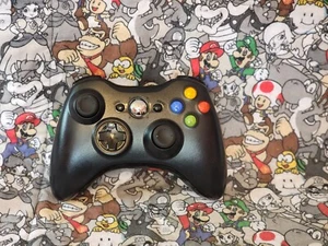 Mando Inalámbrico Oficial Microsoft Xbox 360 Negro - Probado - Imagen 1 de 7