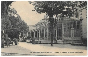PLOMBIÈRES-les-BAINS 88 Casino & Petite Promenade uncirculated postcard undated - Picture 1 of 2
