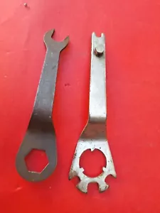 2 Wrenches Tool Kit Roll Bag Lambretta Innocenti Key Tools No Vespa - Picture 1 of 3