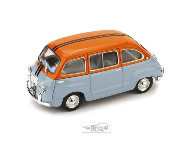 1:43 Brumm Fiat 600 Mult.Operaz.S.Gennaro R469 Auto Diecast Modellino - Immagine 1 di 2