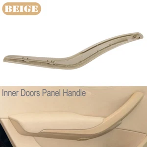 Left Side Inner Door Handle Pull Panel Cover Trim Beige for 2009-15 BMW X1 E84 - Foto 1 di 7