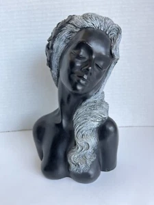 Melia Sculpture By Frank Schirman 1969 Made In Hawaii Exotic Black Coral Vintage - Picture 1 of 15