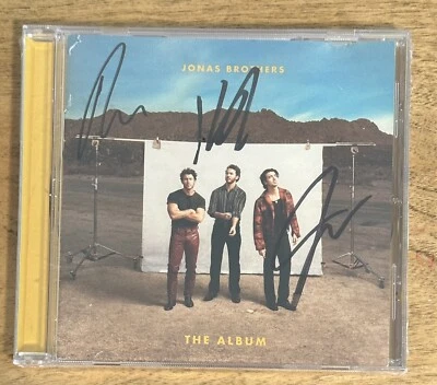JONAS BROTHERS THE ALBUM SIGNED SEALED CD FULL BAND Nick Joe Kevin AUTOGRAPH #9 Foto 1 de 3