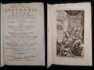 M. T. Cicerone - Opera Omnia, Duodecim Voluminibus Comprehensa (12 vol) - 1731 - Foto 1 di 12