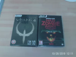 sniper elite&quake 4 special edition includes quake 2+addons +6 more NEW&SEALED - Picture 1 of 8