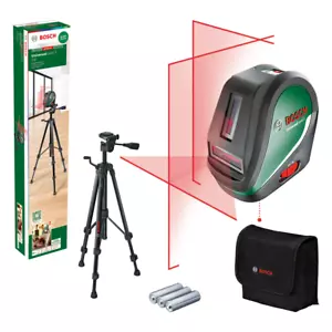 Bosch Self-Levelling Cross Line Laser Set inc Tripod, Case & Batteries - Picture 1 of 6