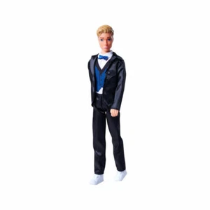Simba Steffi LOVE Kevin Charming doll Fashion doll Dressing doll Black suit - Picture 1 of 7