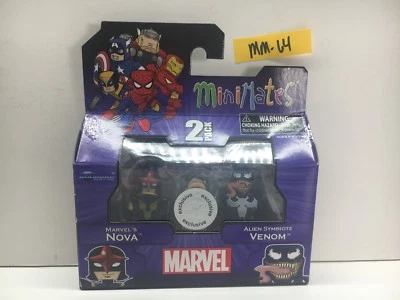 Минимизирует MARVEL'S NOVA и инопланетянин симбиот Веном мини фигурки истинный эксклюзив 2013 - Изображение 1 из 4