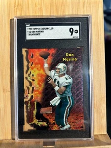 Dan Marino 1997 Stadium Club Triumvirate #t1c SGC 9 - Picture 1 of 2