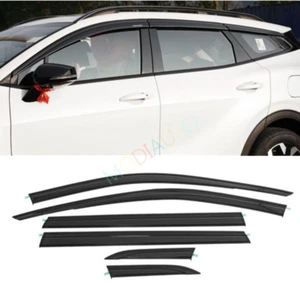 Para Kia Sportage 2023-2024 para ventana negra viseras de viento protector contra la lluvia deflectores de ventilación - Imagen 1 de 5