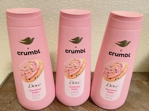 Pastel de confeti lavado corporal Dove X Crumbl 3 botellas NUEVO 20 oz Crumble - Imagen 1 de 2