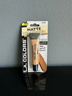 NEW LA COLORS - Matte Foundation-Warm Honey High Pigment Long Wearing Liquid - Image 1 of 2