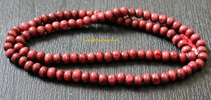 LOSE TULSI MALA PERLEN KRISHNA TULSI MALA LOSE PERLEN 8MM HINDU PUJA PERLEN 108 - Bild 1 von 2