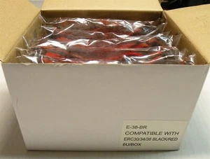 IMPRESORA POS compatible Epson E-38-br erc 30/34/38 caja de 6 cintas nuevas rojas/negras - Imagen 1 de 4