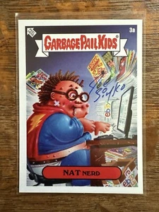NAT NERD- 2020 Garbage Pail Kids GPK Ebay & Topps Crossover Auto-graph 3a Simko - Picture 1 of 2