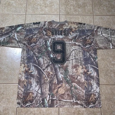 Футболка камуфляжная NFL Reebok New Orleans Saints Drew Brees 9 размер 4X большая - Изображение 1 из 4