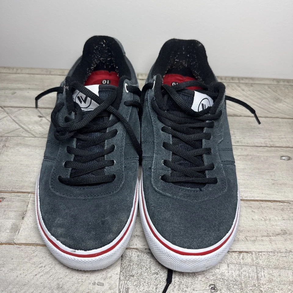 Shaun Blanco Azul Zapatos de Patinador Gamuza Cuero Tenis Talla 10 EE. UU. Foto 1 de 4