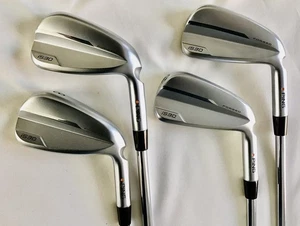 PING i530 6/7/8/9 IRON SET. NEW. ORANGE DOT. D.GOLD 100g S300 SHAFTS. + 1 INCH - Picture 1 of 8