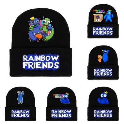 Roblox Rainbow Friends Knitted Cap Soft And Warm Xmas Gift For Men And Women - Image 1 of 4