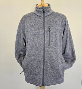 Avalanche Gr. XL grau grau Langarm Stehkragen durchgehender Reißverschluss Taschen Jacke - Bild 1 von 14