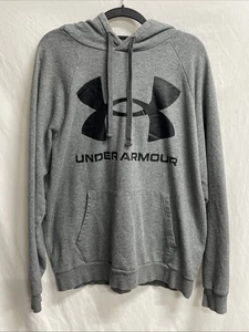 Under Armour ColdGear Herren grau Baumwolle lockere Passform Pullover Hoodie Größe Large - Bild 1 von 15
