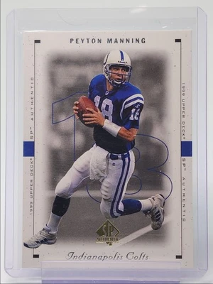 PEYTON MANNING 1999 UPPER DECK SP AUTHENTIC 2ND YEAR COLTS Q5656 - Image 1 of 2