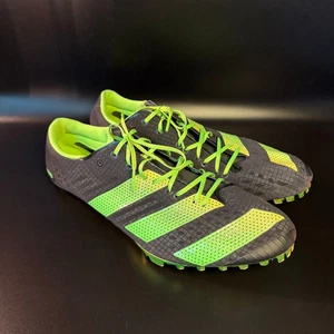 Adidas Adizero MD Puntas para Correr Atletismo Verde Neón Negro Talla 13 - Imagen 1 de 5