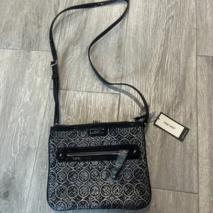 Nine West Women's Small Handbag Purse New with Tags Black And Silver - Picture 1 of 6