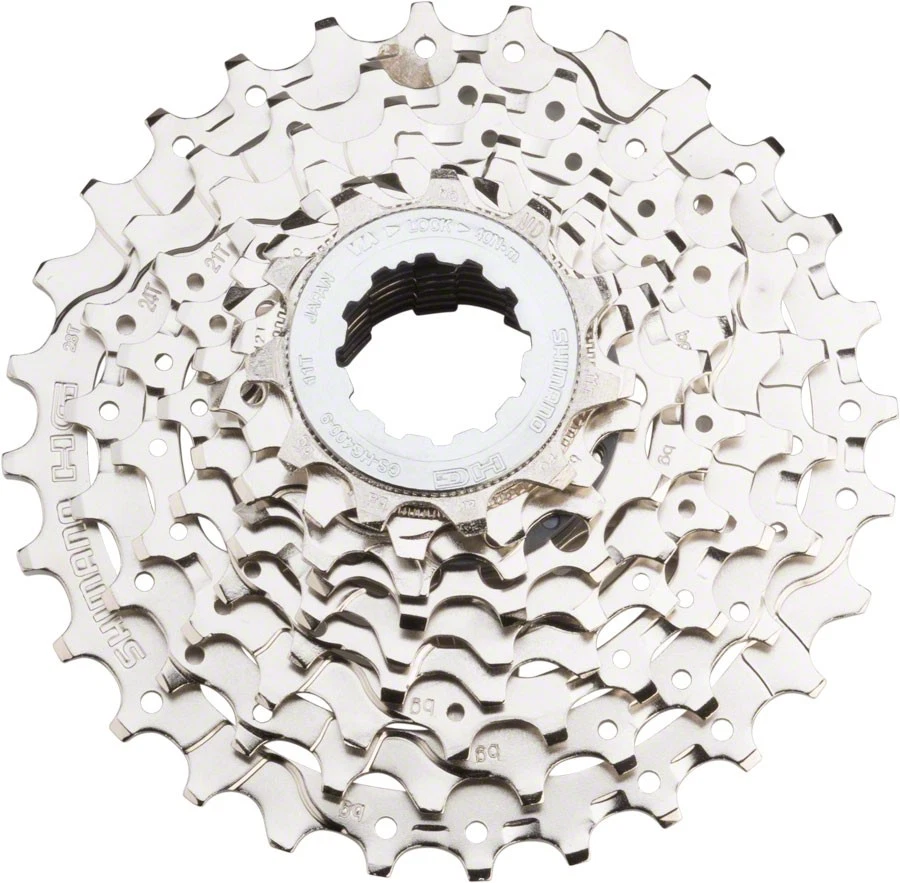 Cassette Shimano Alivio CS-HG400 - 9 velocidades, 11-28t, plateado, niquelado Foto 1 de 1