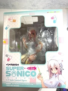 Super Sonic Super Sonico Nurse Ver. 1/7 Figur Orchidee Samen Nitro Japan - Bild 1 von 16