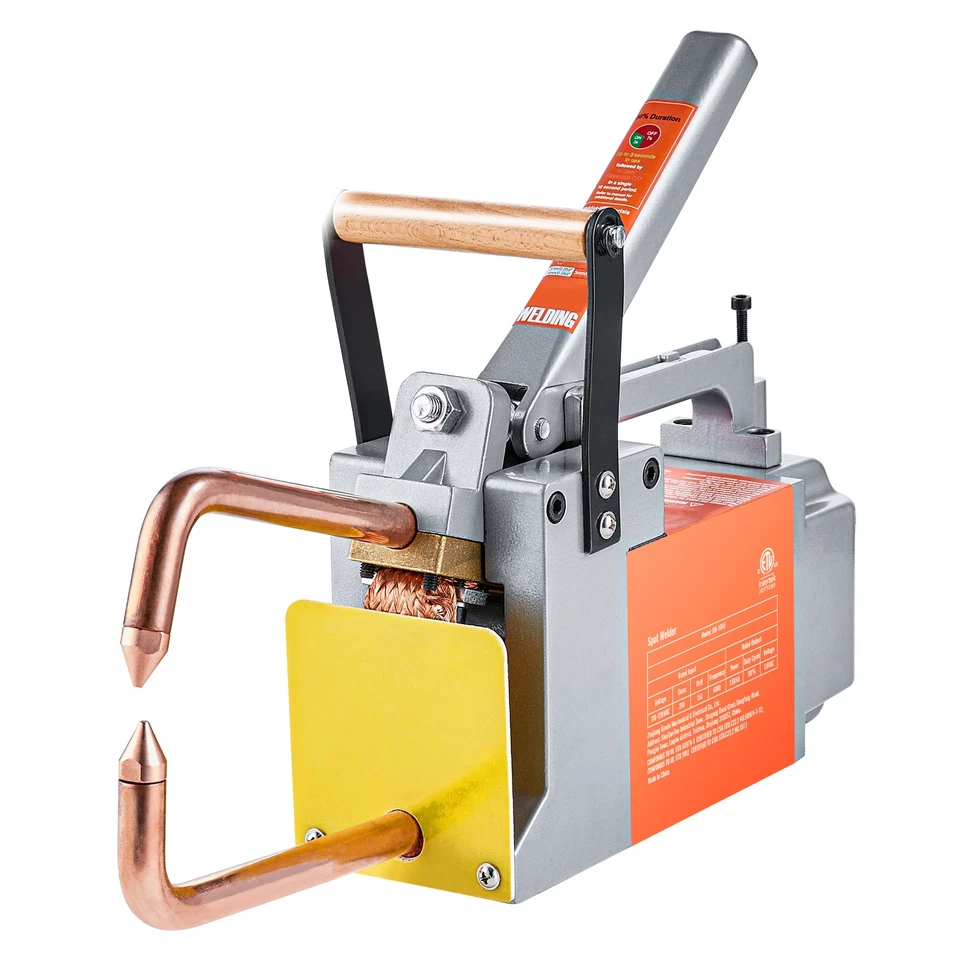 Uimoso Soldador de Punto Portátil Soldador de Punto de 1/8 de Pulgada de Grueso con Capacidad de Entrada de 1.5KVA Foto 1 de 4
