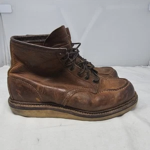 Stivali mocassini Red Wing 1907 Heritage rame pelle marrone grezzo uomo taglia 10D - Foto 1 di 12