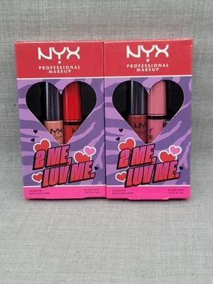 NYX Professional Makeup 2 Me Luv Me Butter Lip Gloss Duo - Choose Set - Image 1 of 2