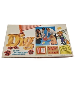 Vintage Dig Gold Mine Spiel Denys Fisher 1971 Worte Spaß Familie Made In England - Bild 1 von 16